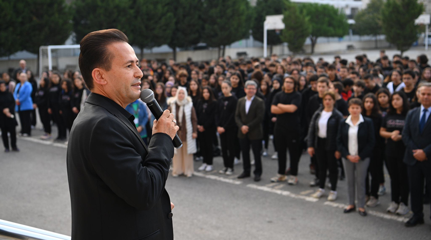 Şadi Yazıcı Mehmet Tekinalp Anadolu Lisesi’ni ziyaret etti