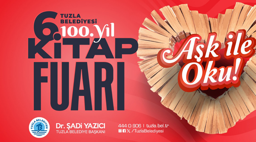 Tuzla Belediyesi 6’ncı Kitap Fuarı 24 Kasım’da kapılarını açıyor