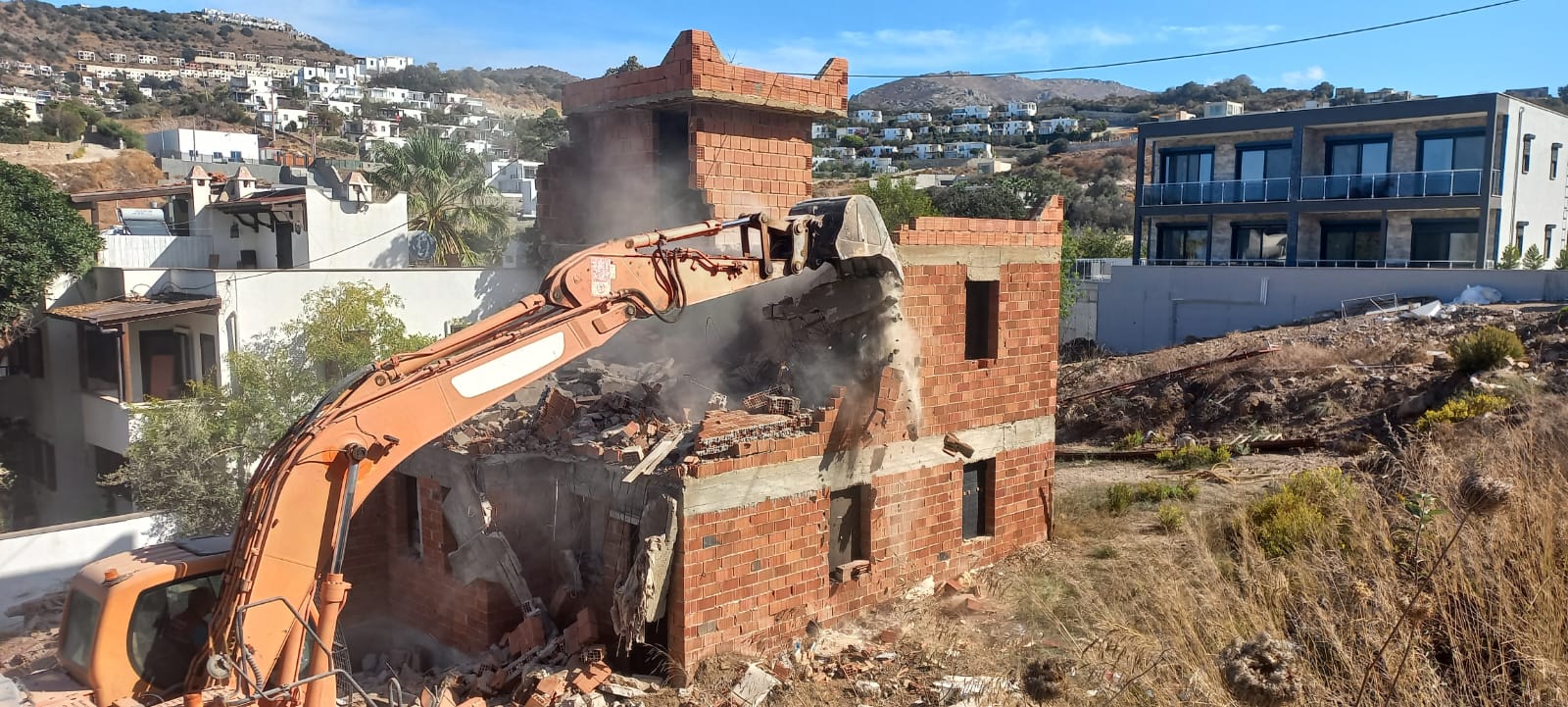 Bodrum’da kaçak yapılaşma ile mücadele sürüyor