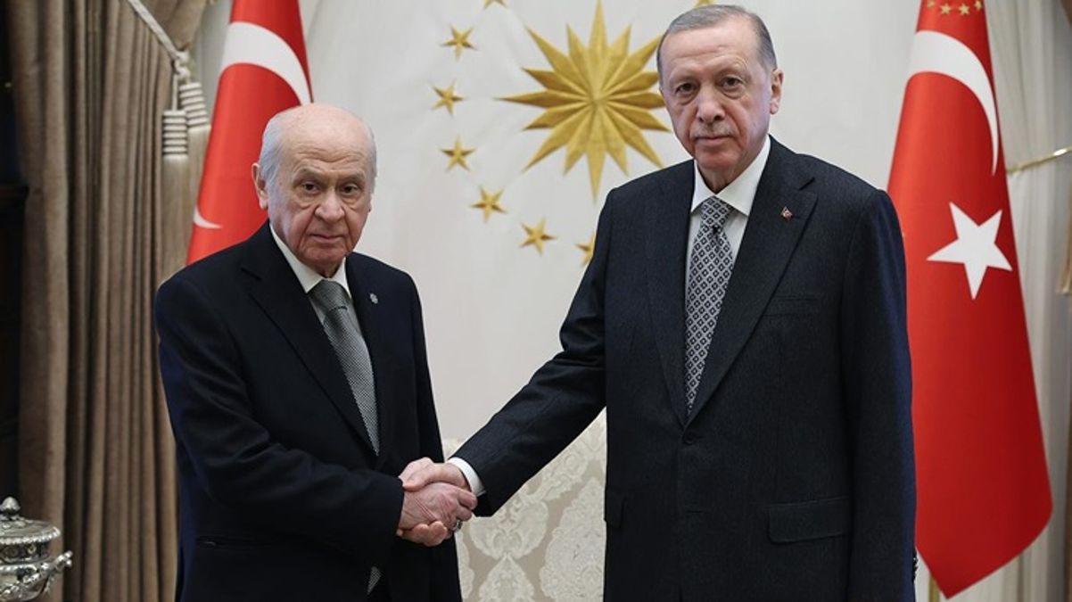 Erdoğan-Bahçeli görüşmesi sona erdi