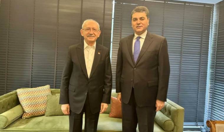 Gültekin Uysal Kılıçdaroğlu’nu yeni ofisinde ziyaret etti