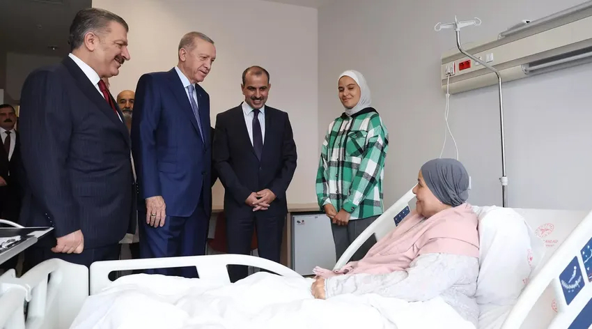 Cumhurbaşkanı Erdoğan, Gazze’den getirilen hastaları ziyaret etti