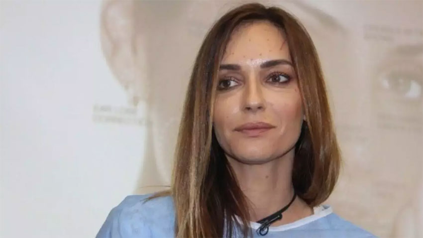 Eski manken Sema Şimşek podyumda yere kapaklandı