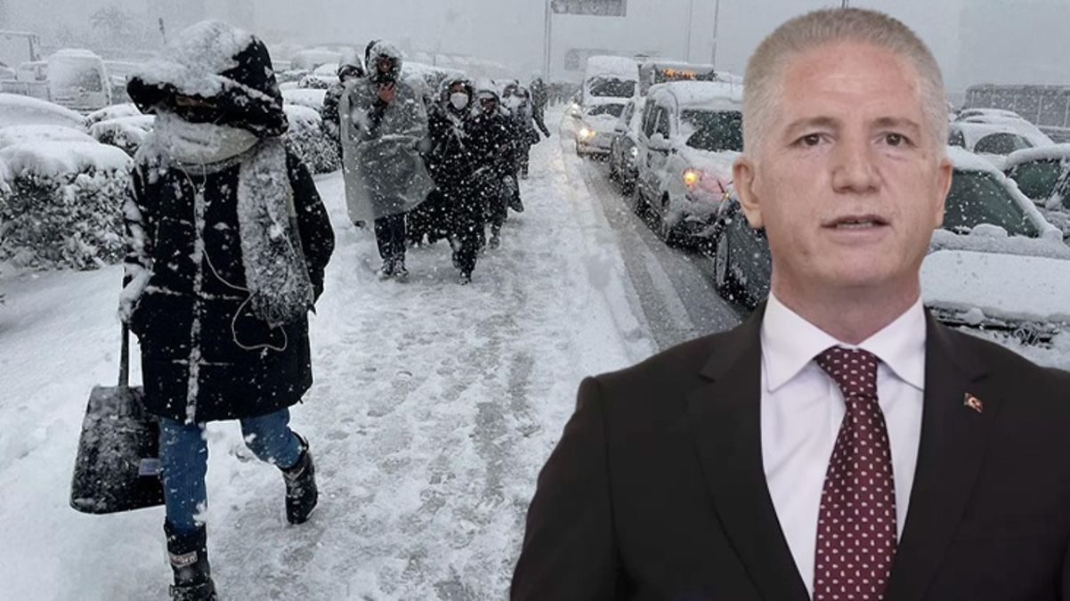 Vali açıkladı İstanbul’a kar geliyor