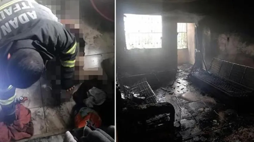 Eski eşi kapıyı üstüne kilitleyip evi ateşe verdi 