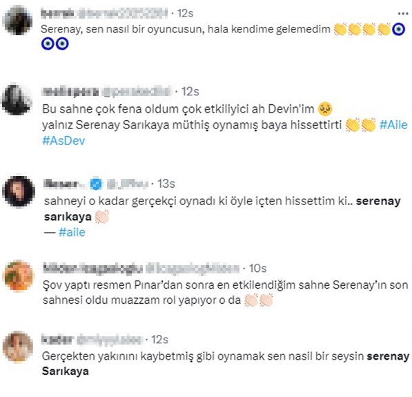 Serenay Sarıkaya, Aile dizisindeki performansıyla alkış topladı