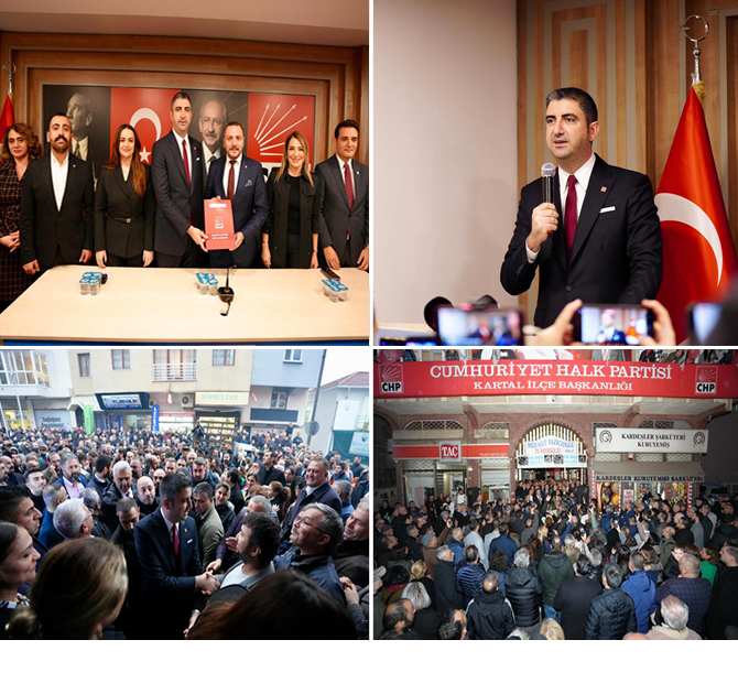 Kartal Belediye Başkanı Gökhan Yüksel adaylık başvurusunu yaptı