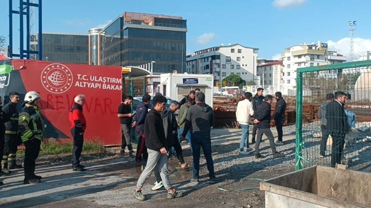 Gebze metro inşaatında işçiler grev başlattı