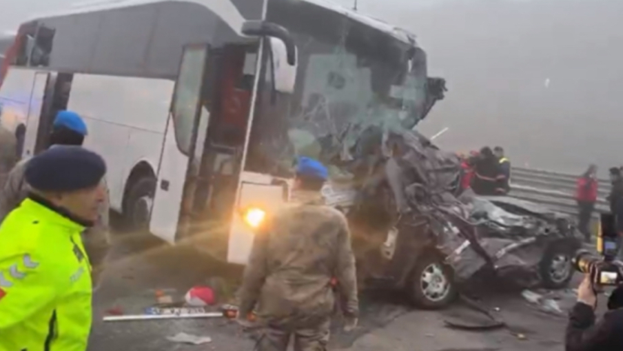 Kuzey Marmara Otoyolu’nda korkunç kaza