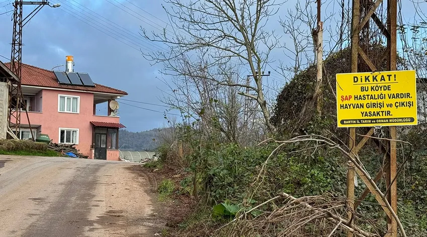 Bartın’da 12 köye şap karantinası