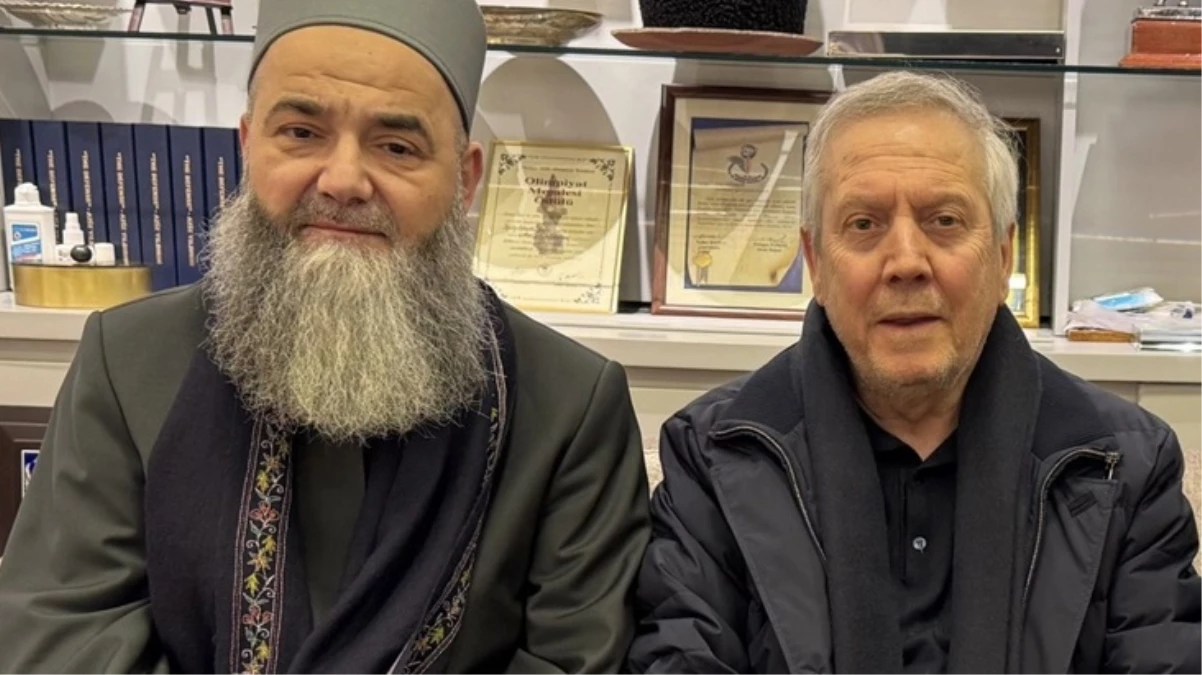 Cübbeli Ahmet Hoca Fenerbahçe eski Başkanı Aziz Yıldırım’ı ziyaret etti