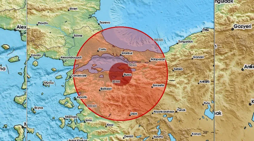 Marmara Denizi’nde 5,1 büyüklüğünde deprem