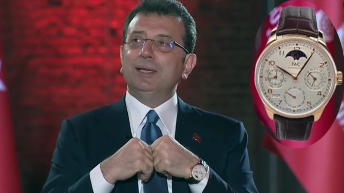 İmamoğlu canlı yayına 1 milyon 300 bin liralık saatle çıktı