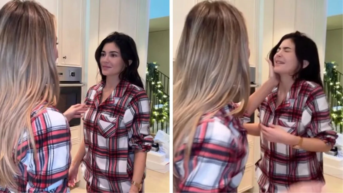 Khloe Kardashian kız kardeşi Kylie Jenner’a tokat attı