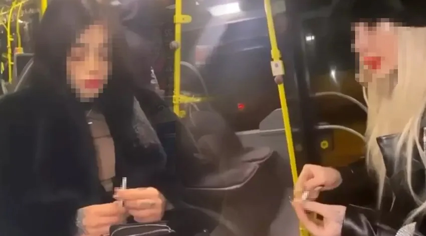 Metrobüste akılalmaz olay!