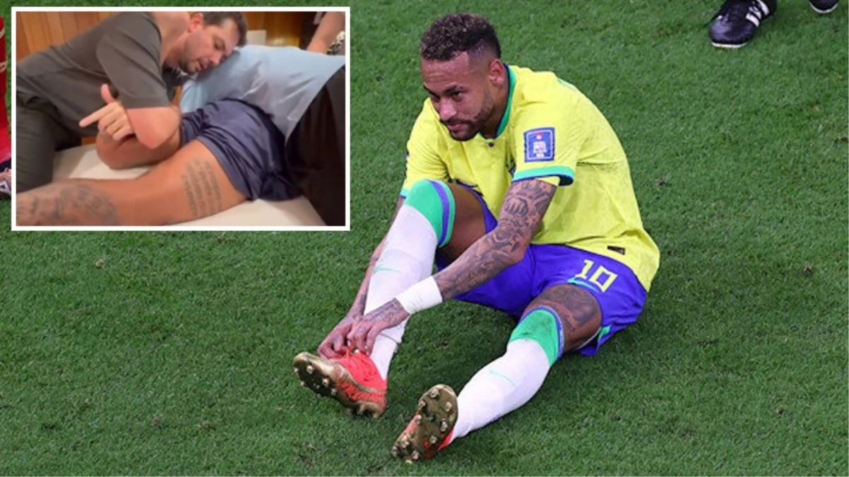 Neymar’ı ağlatan tedavi! Acı içerisindeki feryatları ortalığı inletti