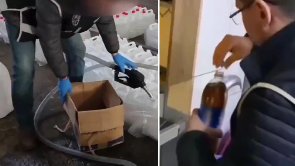 Yılbaşı öncesi sahte alkol operasyonu