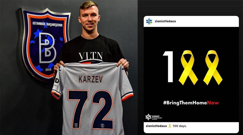 Eden Karzev’in skandal paylaşımı sonrası Başakşehir’den açıklama