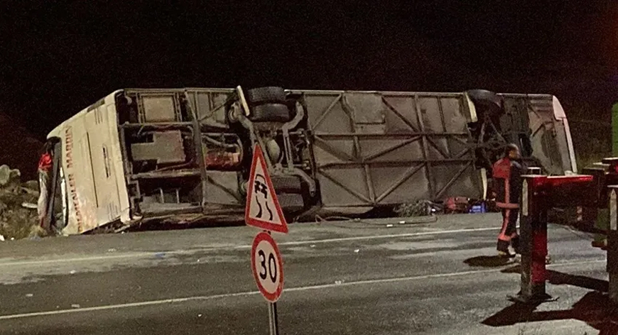 Mersin’de feci kaza! 9 ölü 30 yaralı