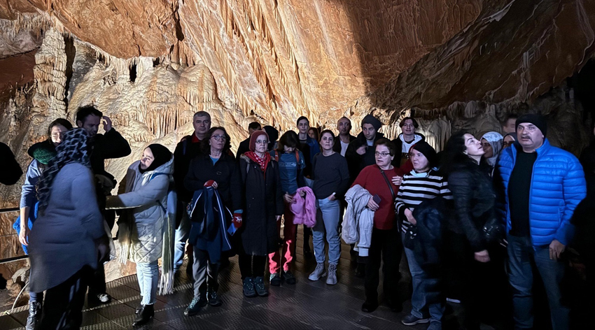 Maltepe Belediyesi Türkiye’nin en büyük 2’inci mağarasını ziyaret etti