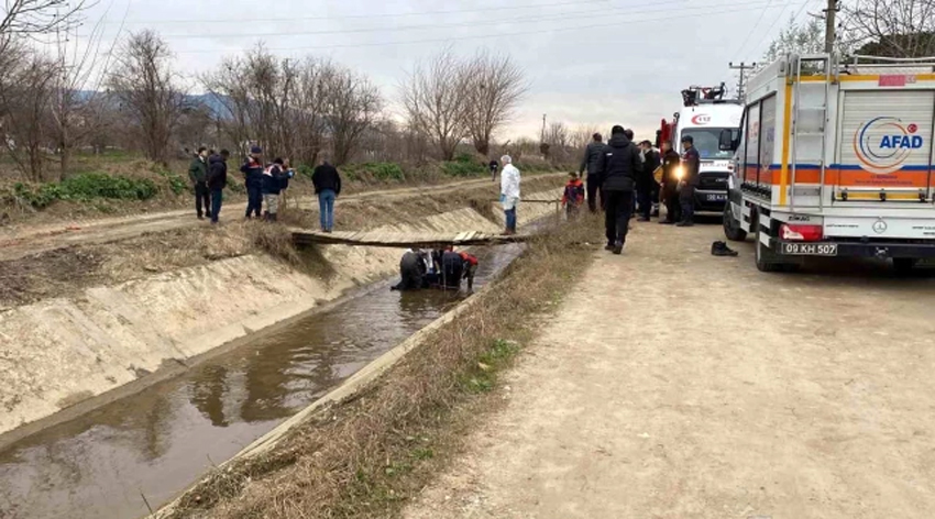 Aydın’da sulama kanalında erkek cesedi bulundu