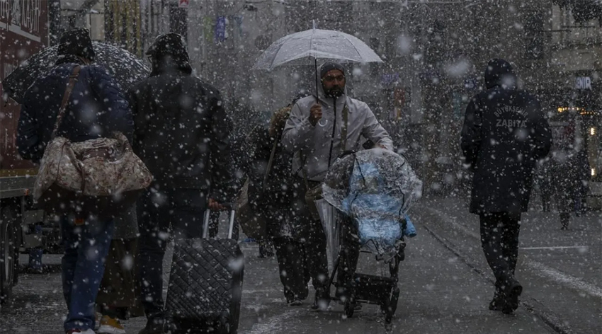 Türkiye için sağanak ve kar yağışı uyarısı