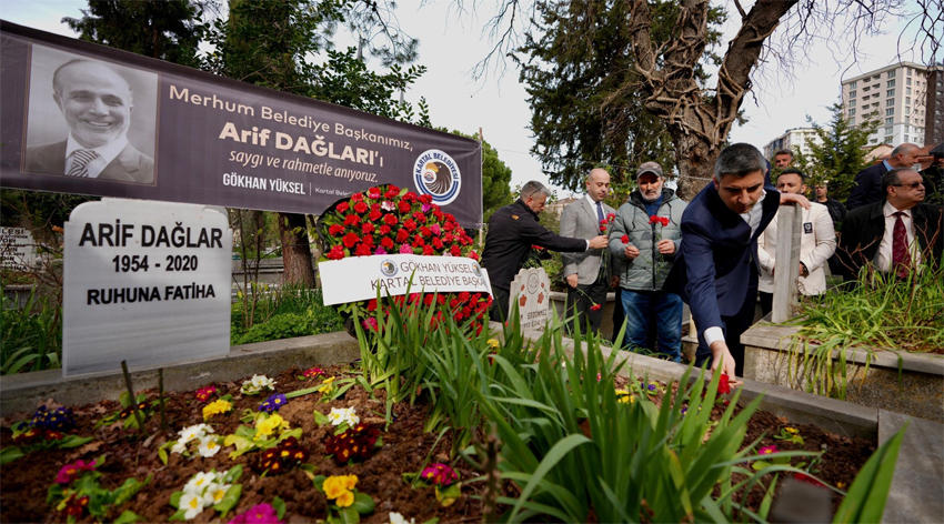 Kartal Belediyesi’nden Arif Dağlar’a vefa!