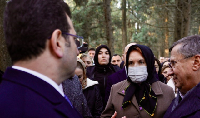 Akşener ve İmamoğlu afiş krizinin ardından ilk kez cenaze töreninde bir araya geldi