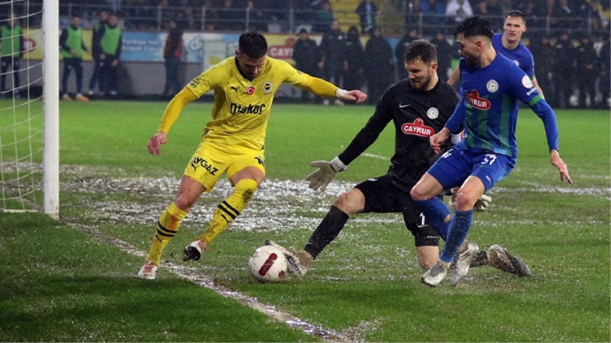 Fenerbahçe, Çaykur Rizespor’u deplasmanda mağlup etti