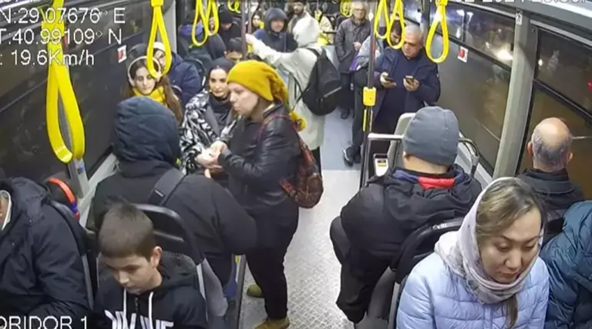 Otobüste kadına yumruk atan saldırgan için flaş karar!