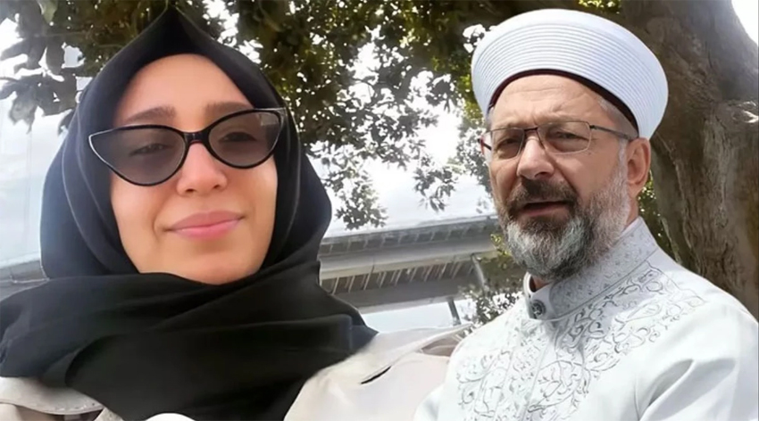 Ali Erbaş’ın kızı arabasının anahtarına şiir yazdı