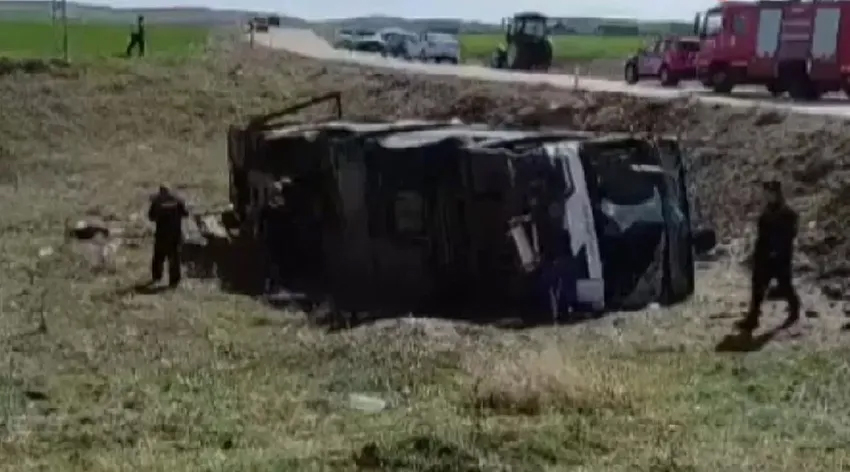 Ankara’da EGO devrildi çok sayıda yaralı var