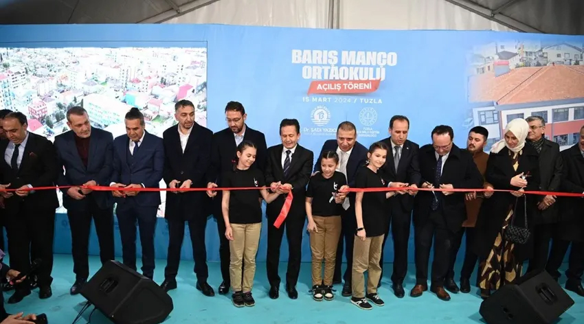 Tuzla Barış Manço Ortaokulu açıldı