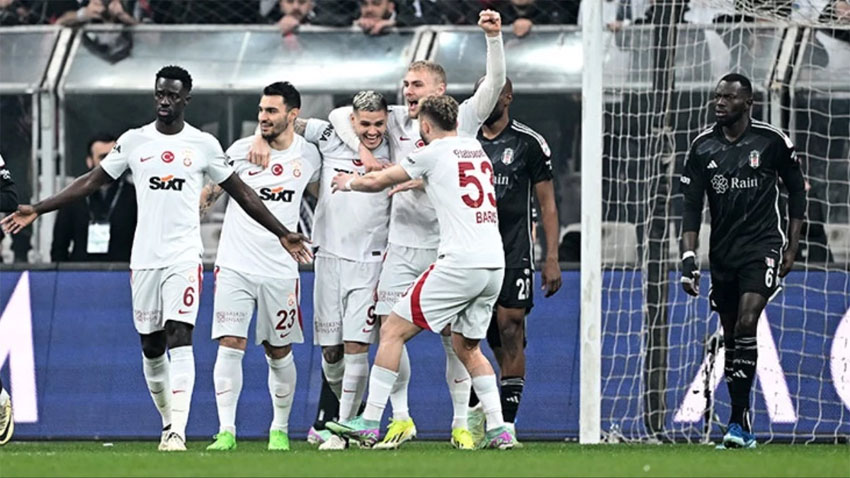 Galatasaray Beşiktaş’ı deplasmanda devirdi