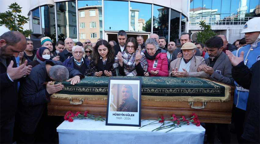 Kartal Belediyesi Ruhsat ve Denetim Müdürü Hüseyin Güler son yolculuğuna uğurlandı