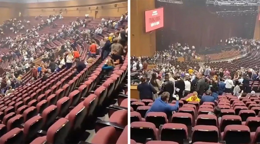 Rusya’daki kanlı saldırıda konser salonun içinden görüntüler