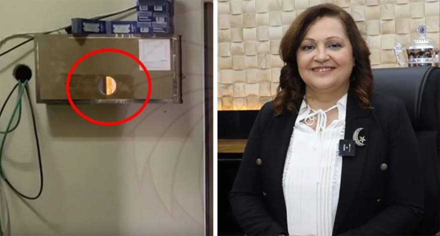 Afyonkarahisar Belediyesi’nde makam odasını çeken gizli kamera düzeneği bulundu