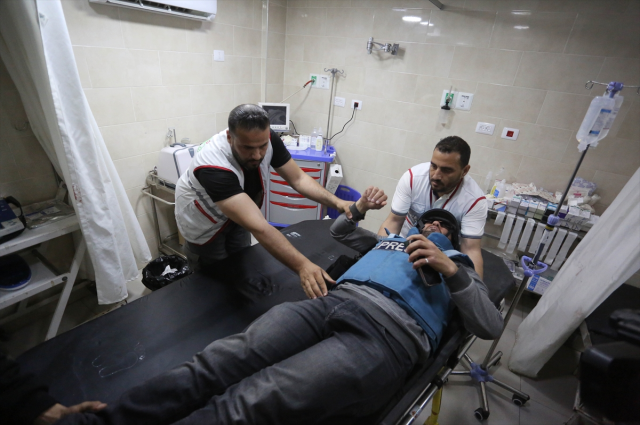 İsrail'in Gazze'de TRT ekibine yaptığı saldırının görüntüleri ortaya çıktı