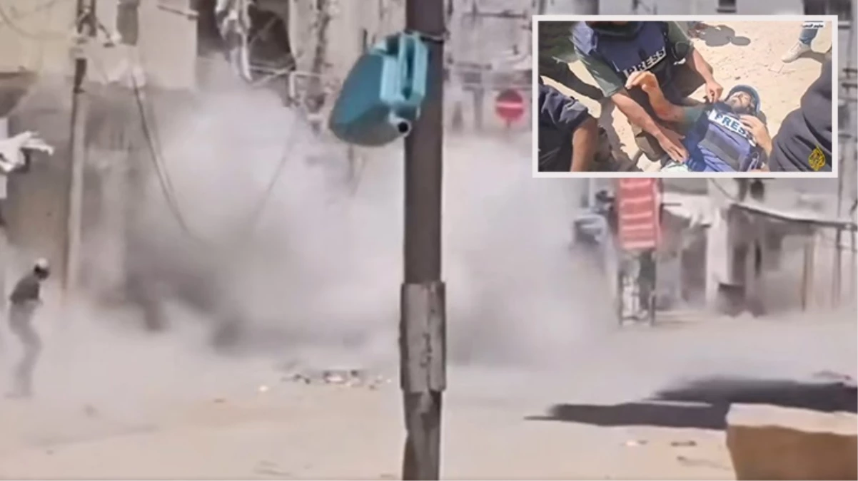 İsrail’in Gazze’de TRT ekibine yaptığı saldırının görüntüleri ortaya çıktı