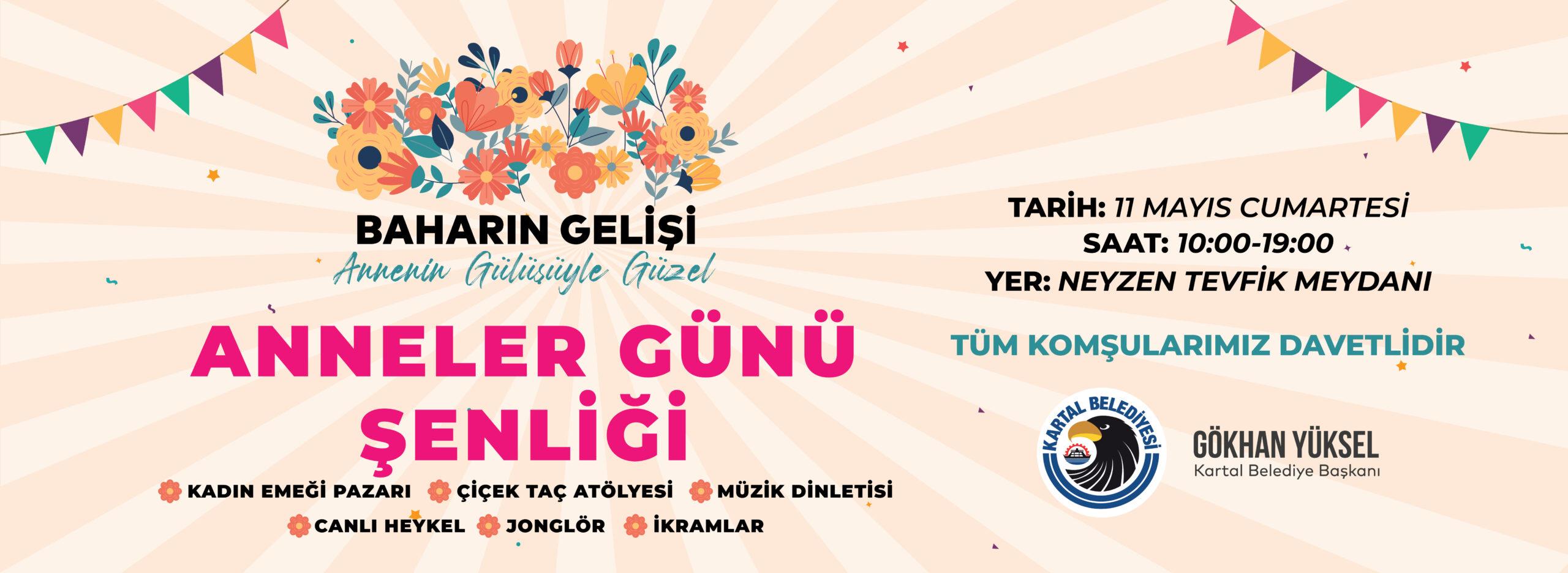Kartal Belediyesi bu yıl Anneler Günü’nü şenliklerle kutluyor