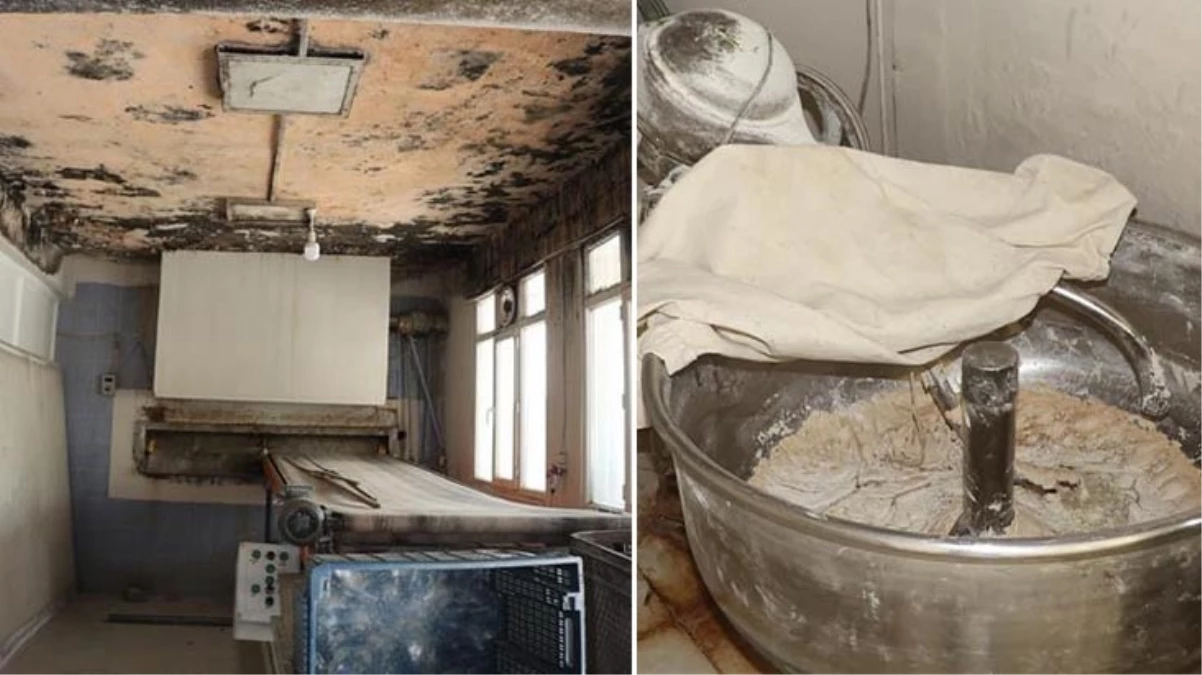 Belediyenin harabe fırınında sağlıksız ekmek üretimi!