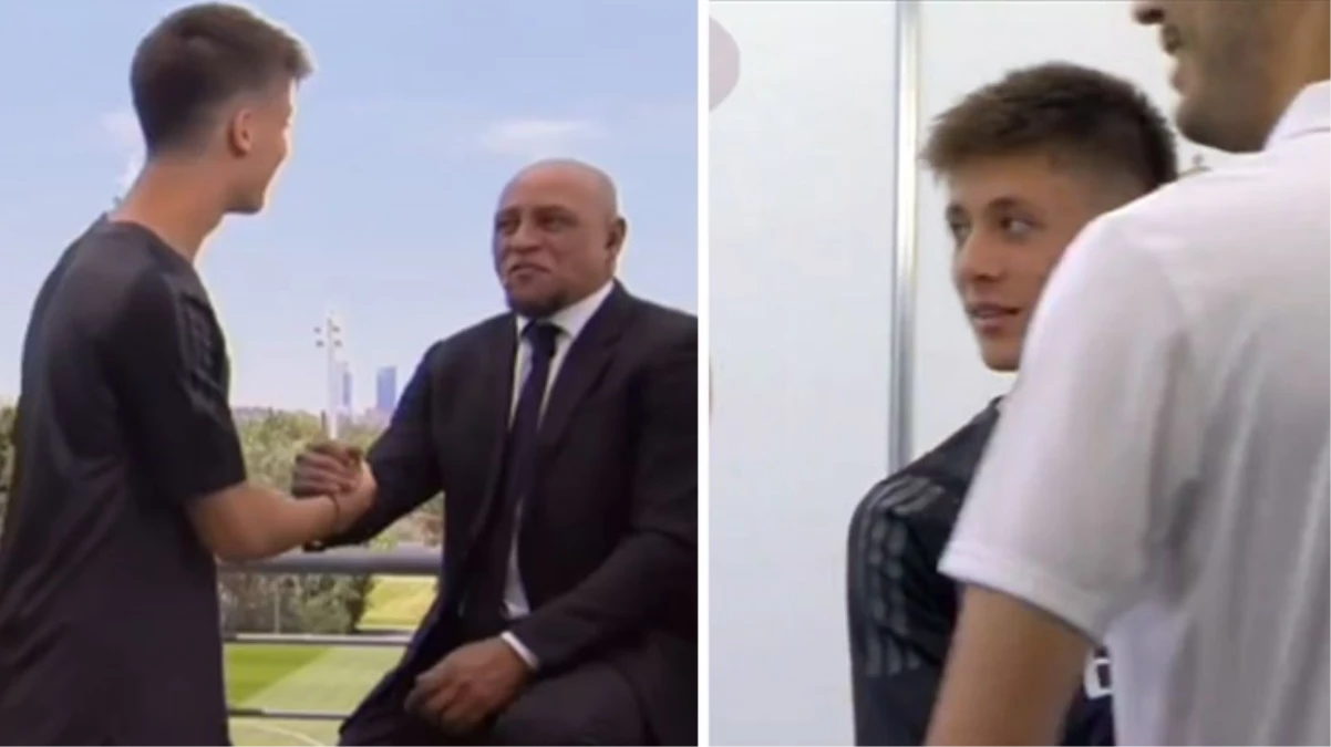 Roberto Carlos Arda Güler’i şaşkına çevirdi