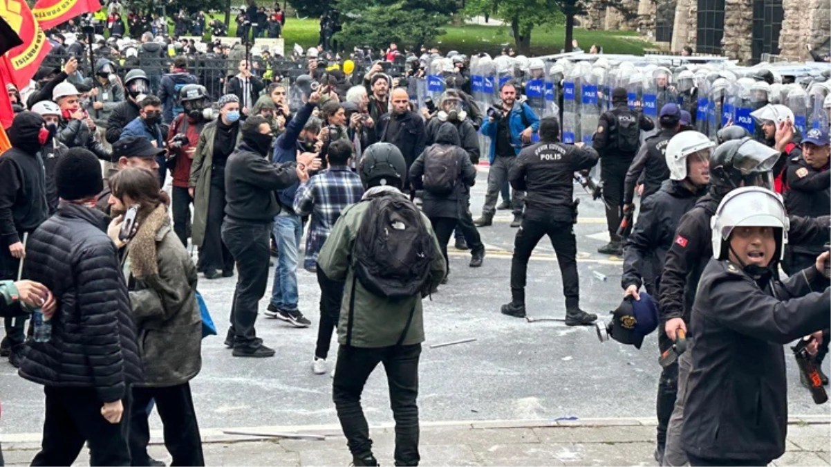 Polis Taksim yürüyüşüne izin vermedi, ortalık karıştı