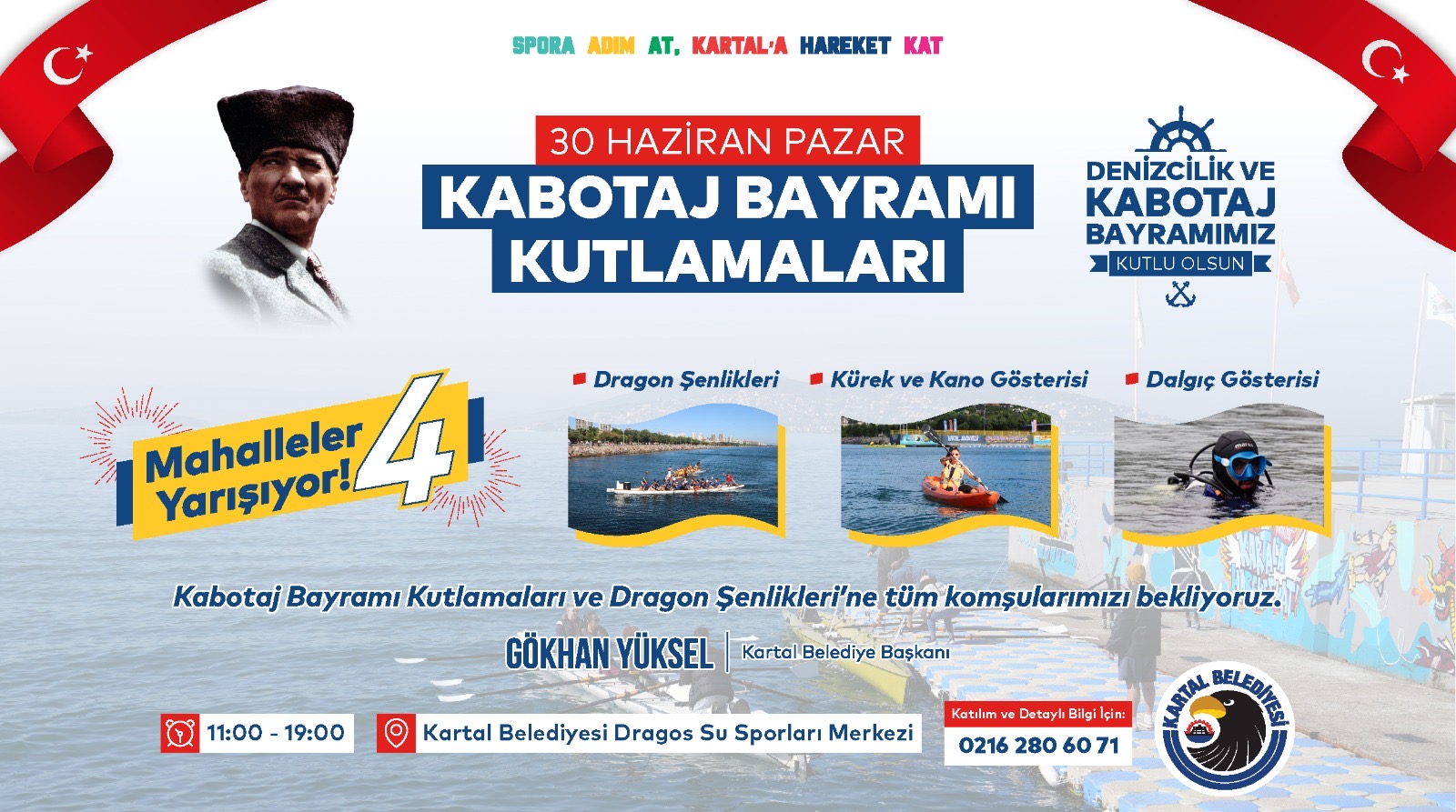 Kartal Belediyesi’nden kabotaj bayramının ruhuna yakışır kutlama!