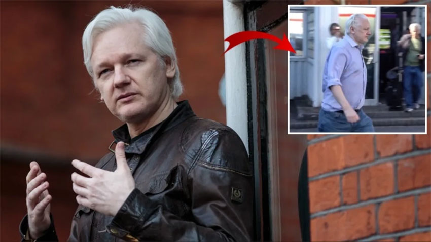 Julian Assange kefaletle serbest bırakıldı