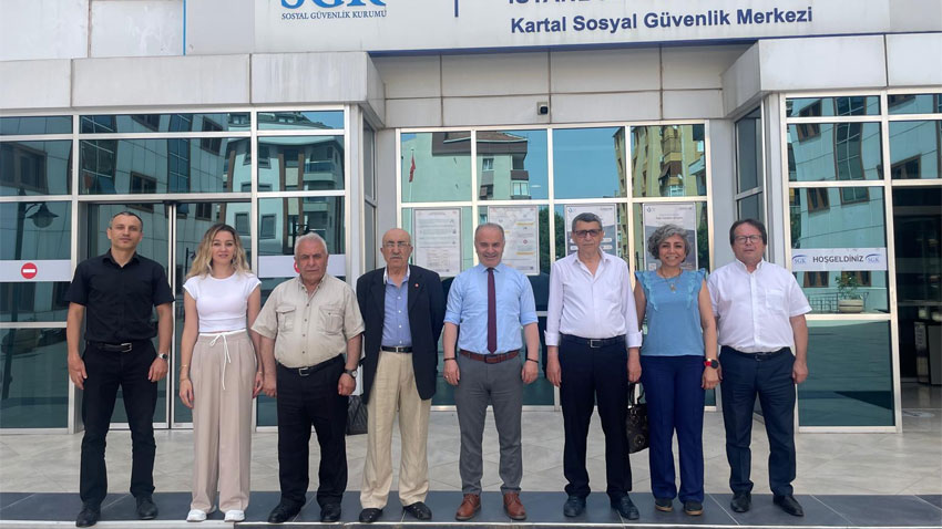 Kartal SGM’den Emeklilere ziyaret