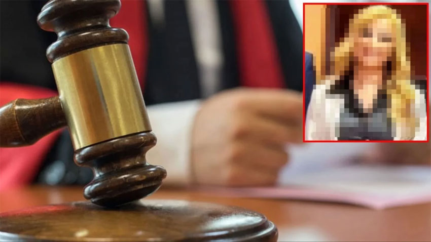 Kadın hakimle ilgili skandal iddialar!
