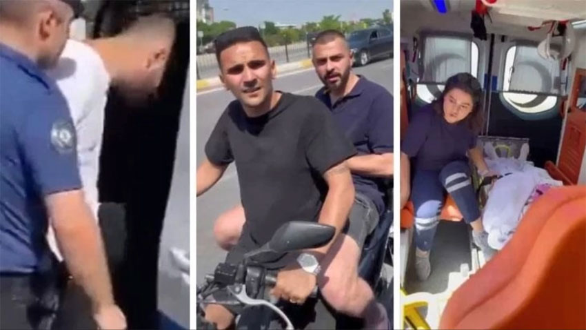 Ambulansı durduran trafik magandası tutuklandı