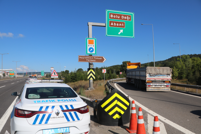 Bolu Dağı Tüneli'nde 50 günlük çalışma! İstanbul yönü trafiğe kapatıldı