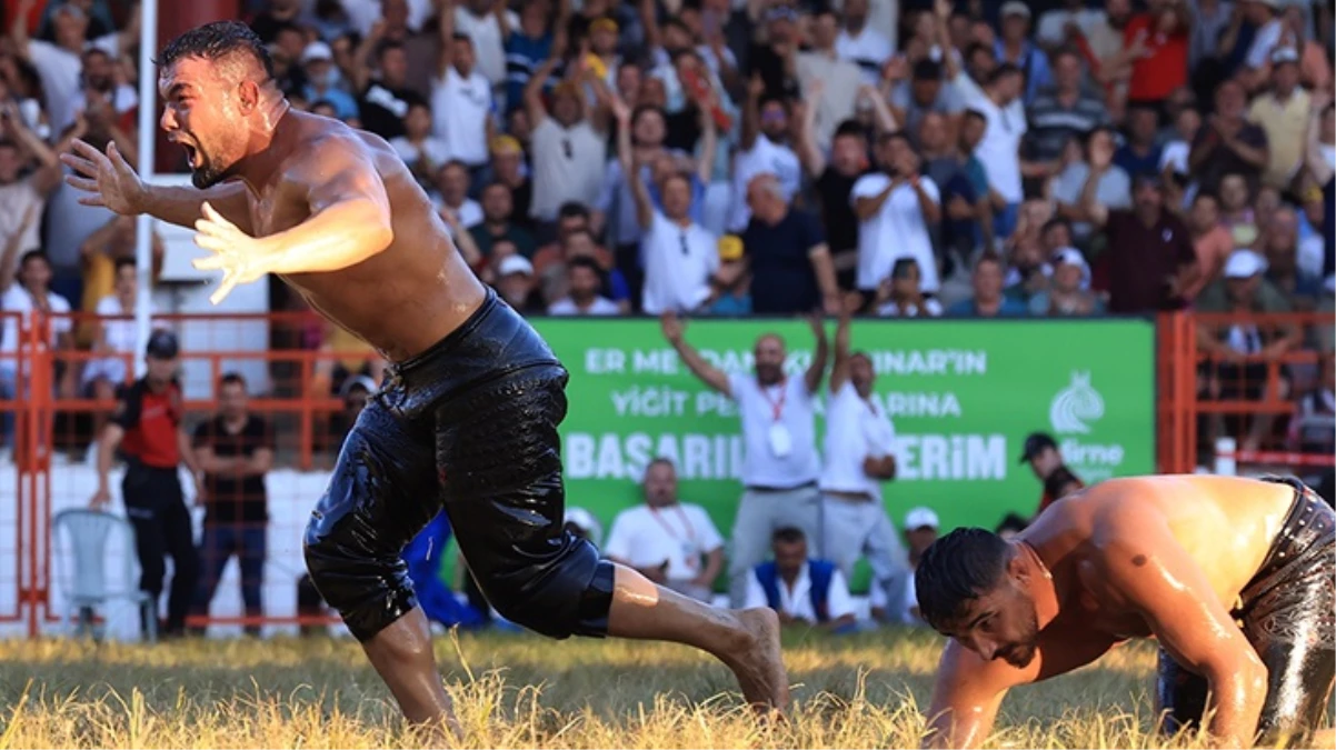 Kırkpınar Yağlı Güreşleri’nde Yusuf Can Zeybek başpehlivan oldu